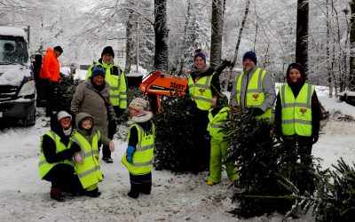 CVJM sammelte wieder Tannenbäume