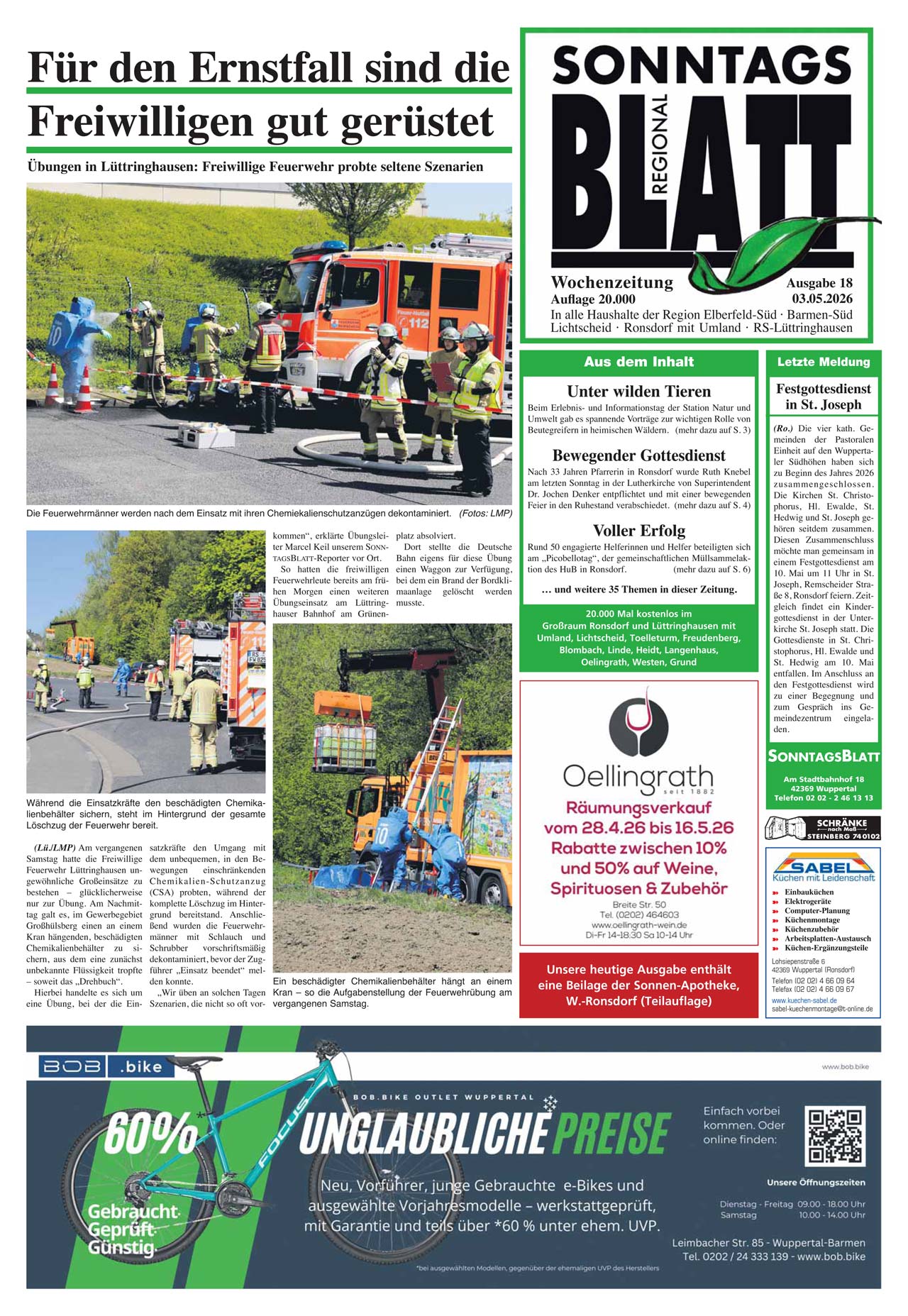 SonntagsBlatt - Ausgabe KW39