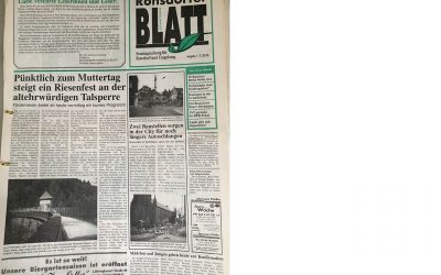 Als am Muttertag SonntagsBlatt Nr. 1 erschien