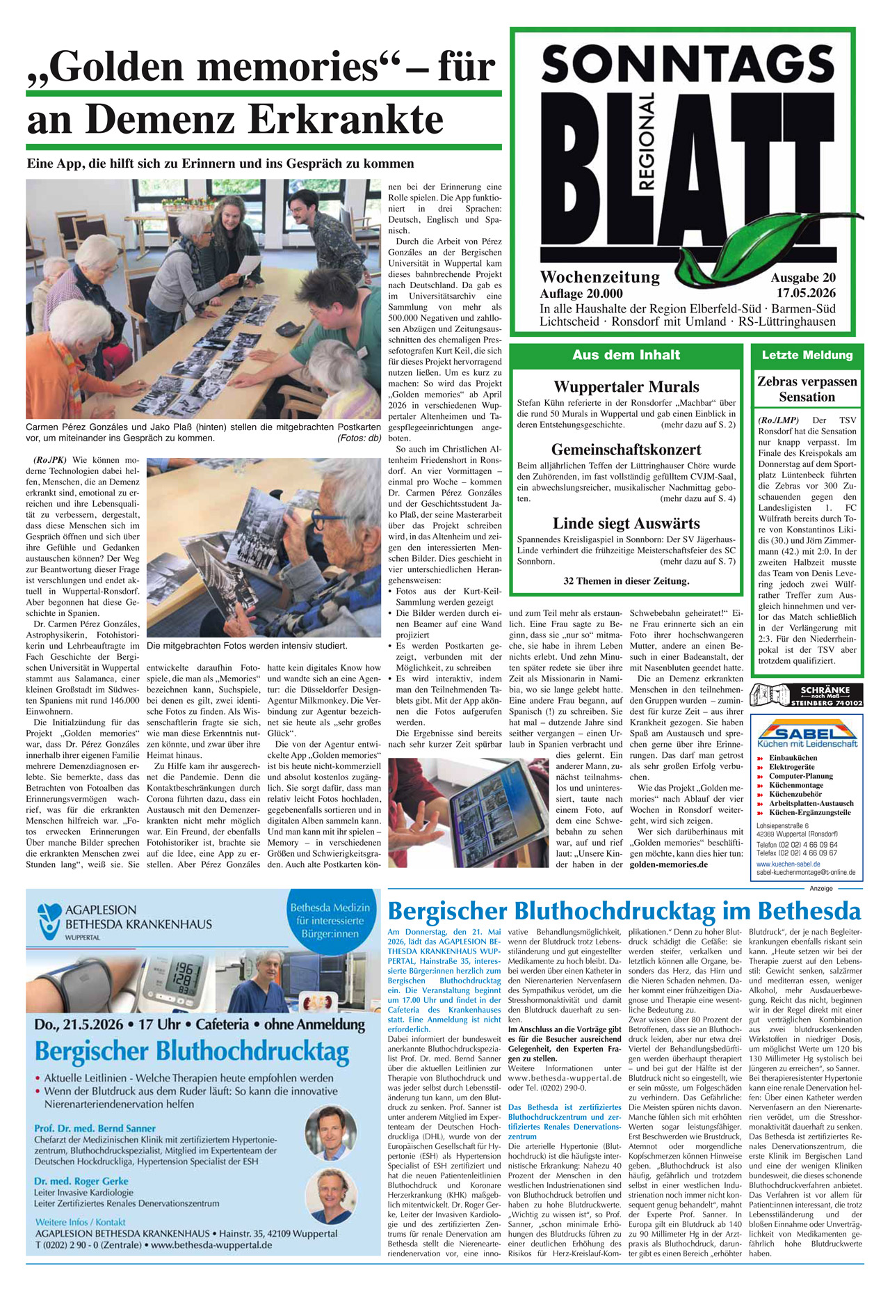 SonntagsBlatt - Ausgabe KW39