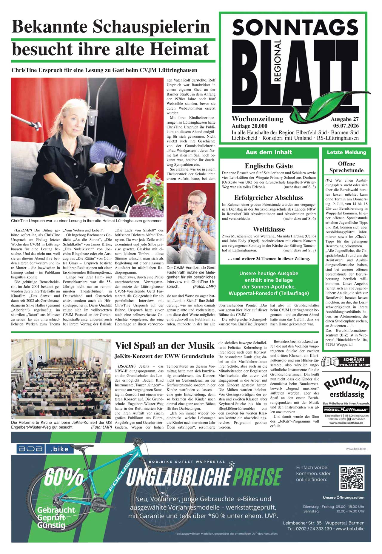47_25_SonntagsBlatt SonntagsBlatt - Ausgabe KW39