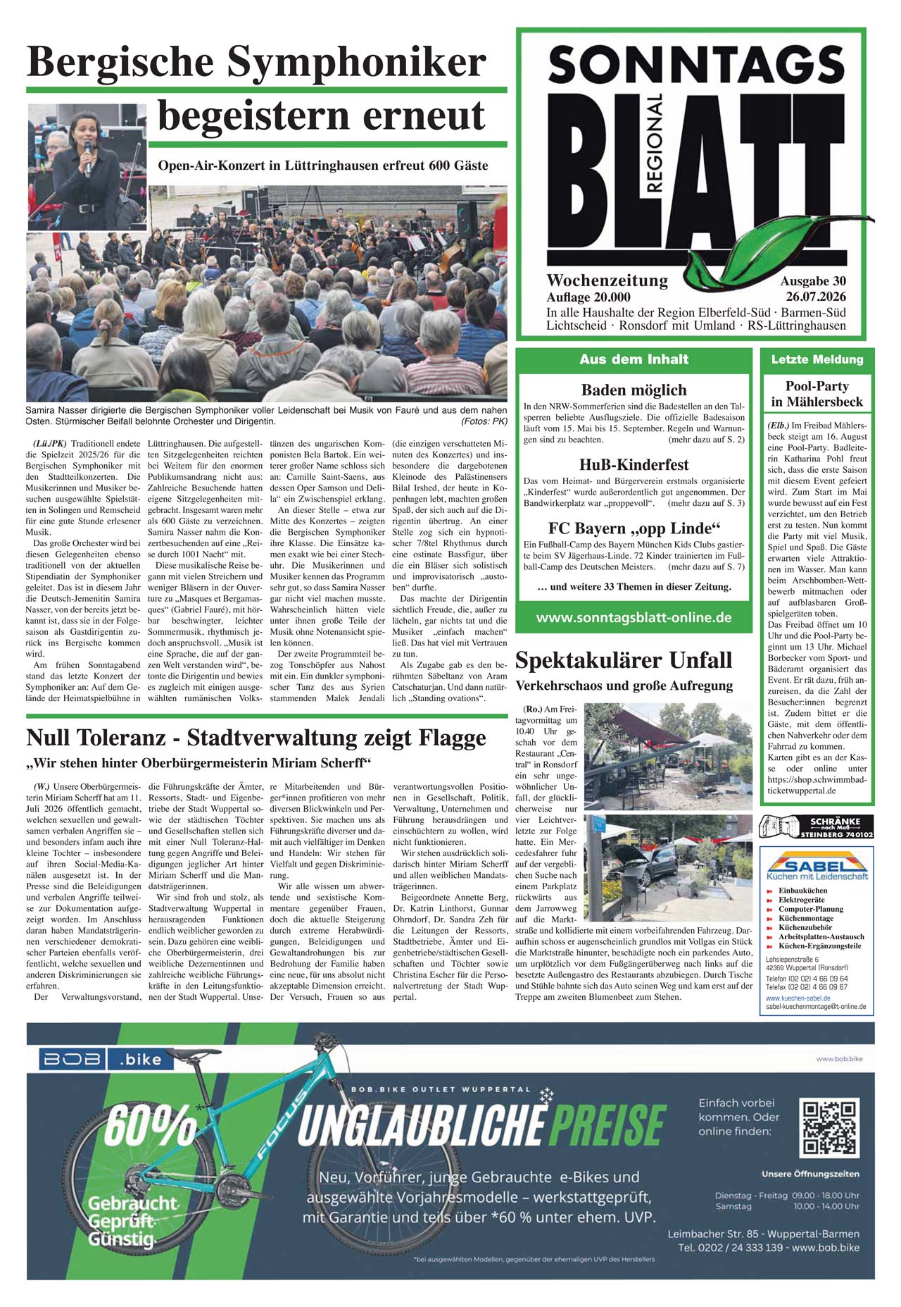 SonntagsBlatt - Ausgabe KW39
