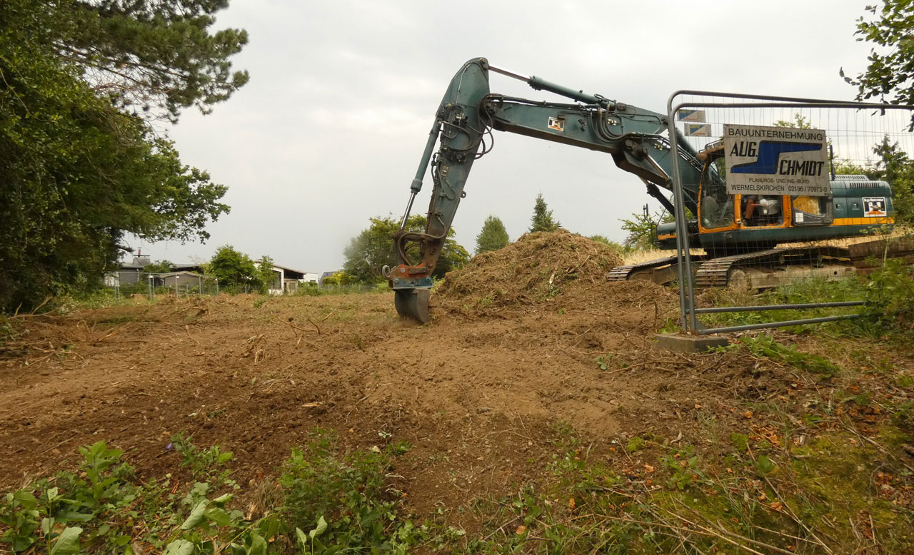 An Rande Ronsdorfs wird wieder gebaut An Rande Ronsdorfs wird wieder gebaut