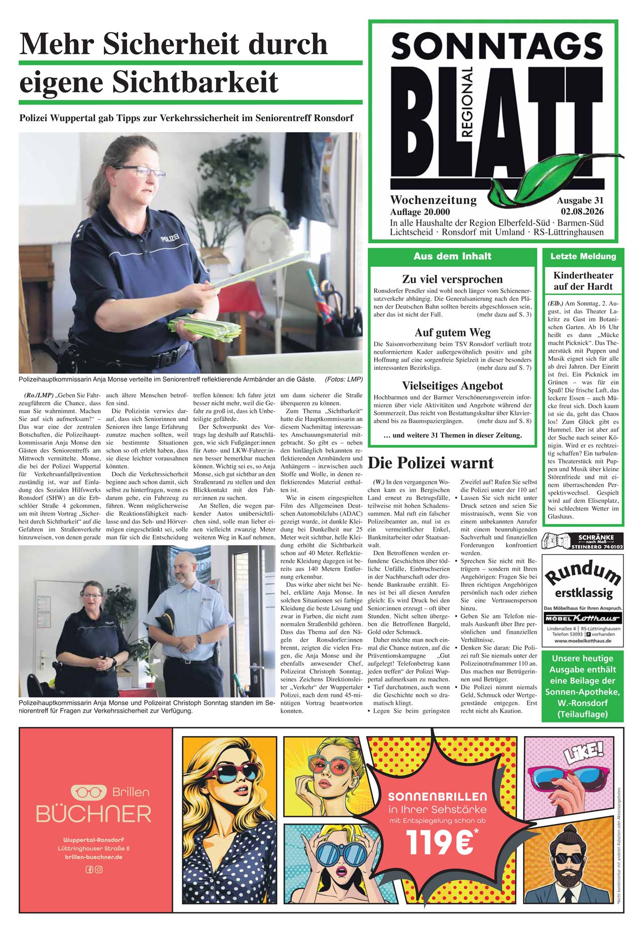 SonntagsBlatt - Ausgabe KW39