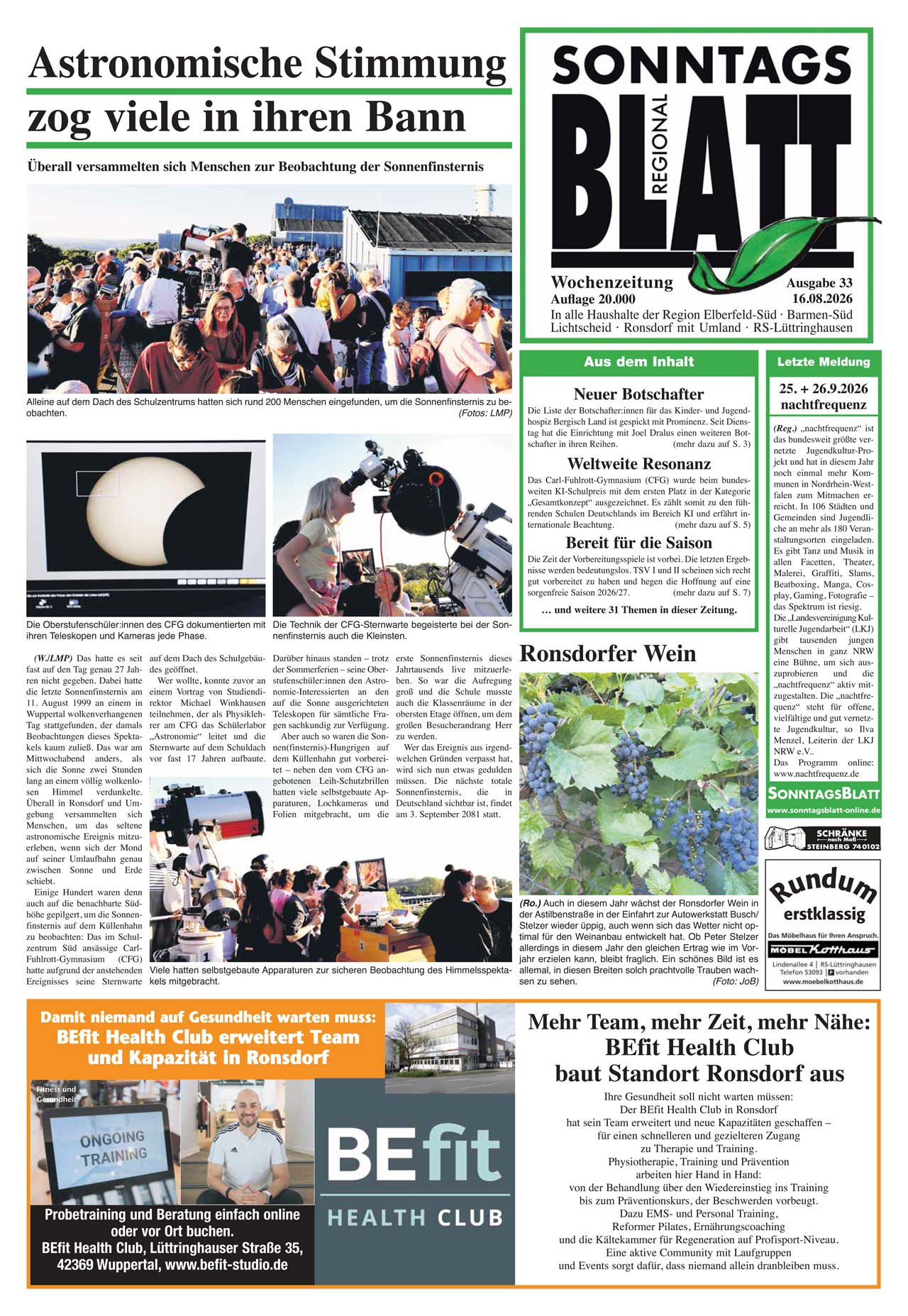 47_25_SonntagsBlatt SonntagsBlatt - Ausgabe KW39