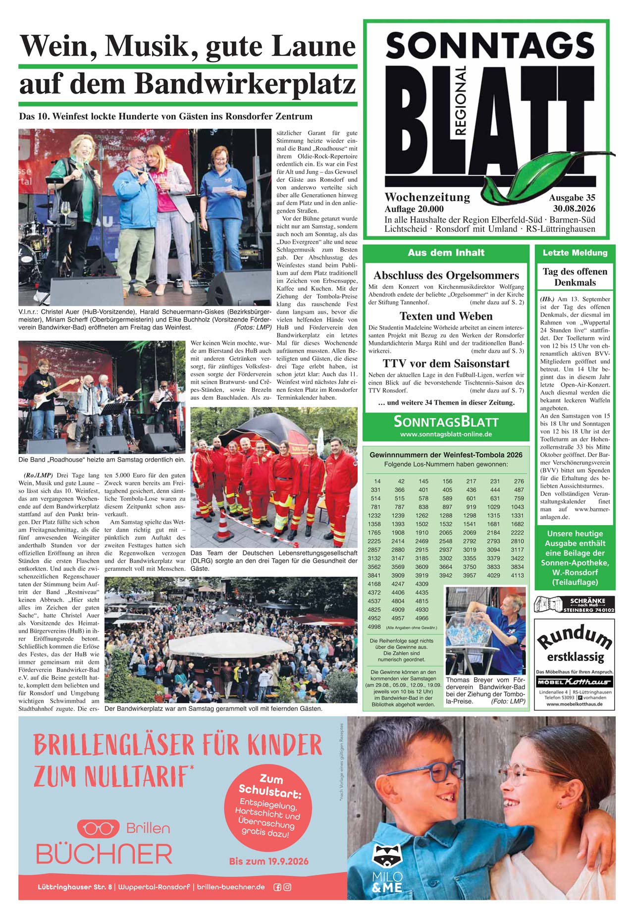 SonntagsBlatt - Ausgabe KW39
