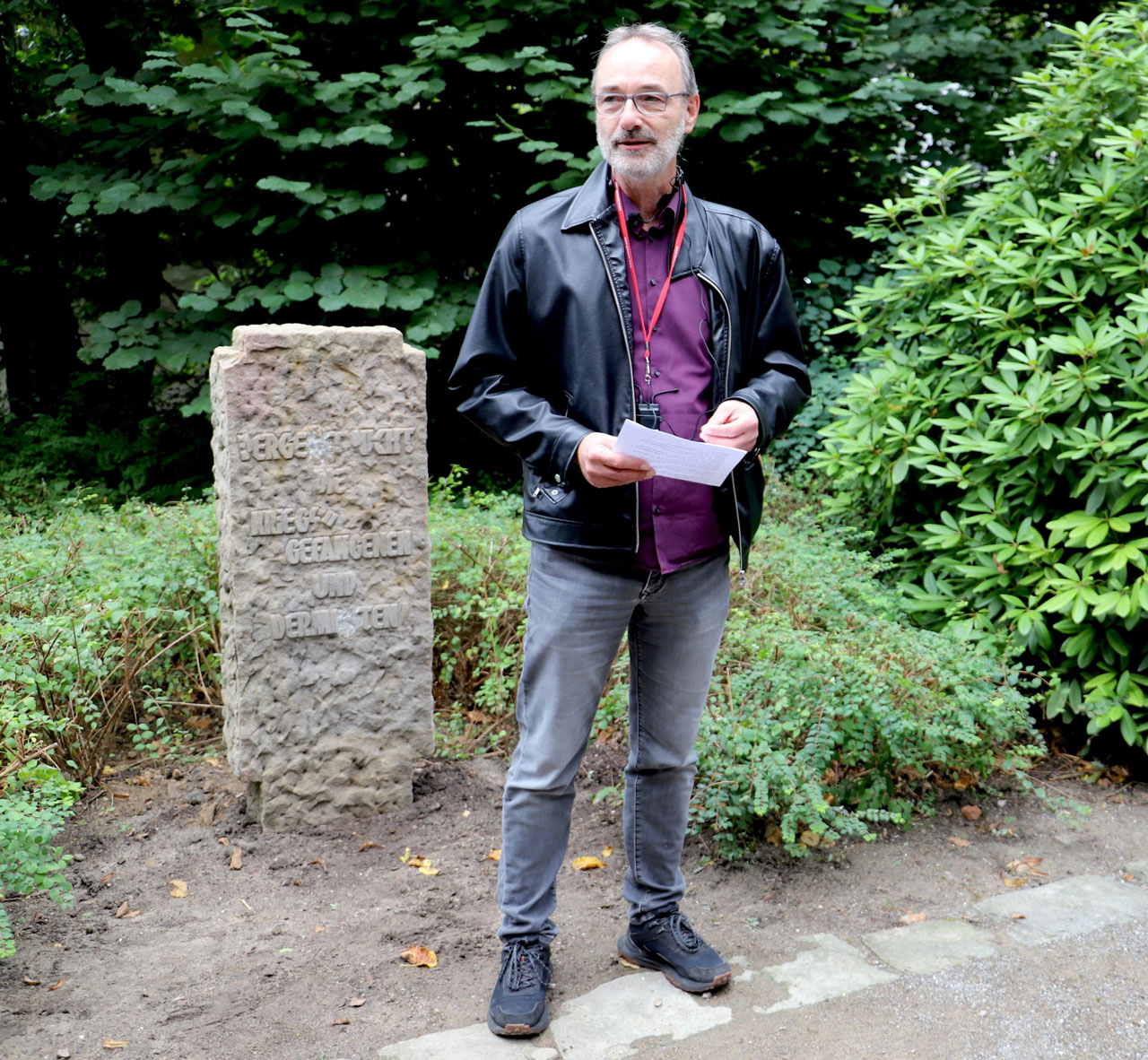 Mahnmal im Stadtgarten hat eine neue Bedeutung