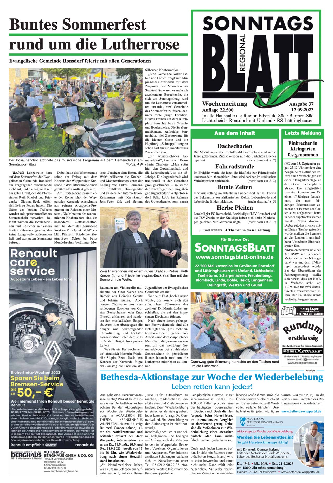 SonntagsBlatt - Ausgabe KW31