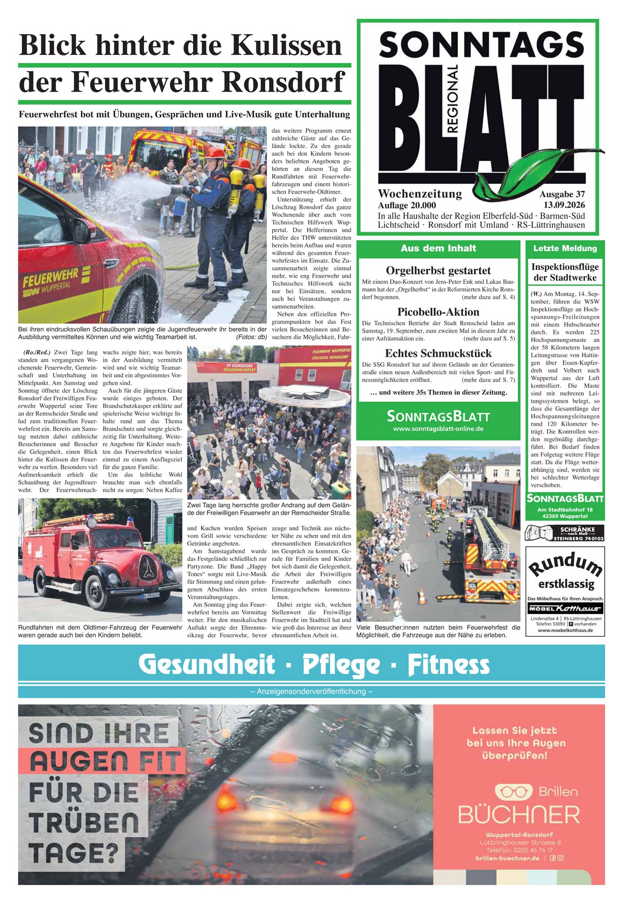 SonntagsBlatt - Ausgabe KW39
