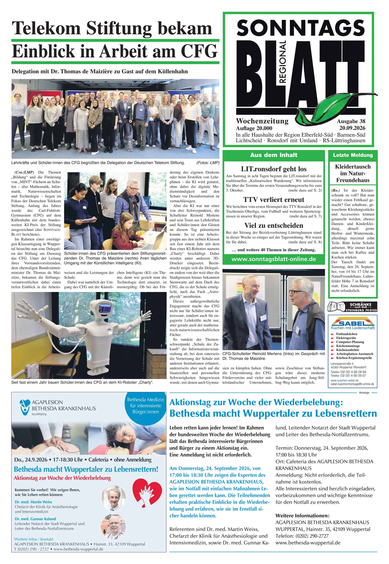 47_25_SonntagsBlatt SonntagsBlatt - Ausgabe KW39