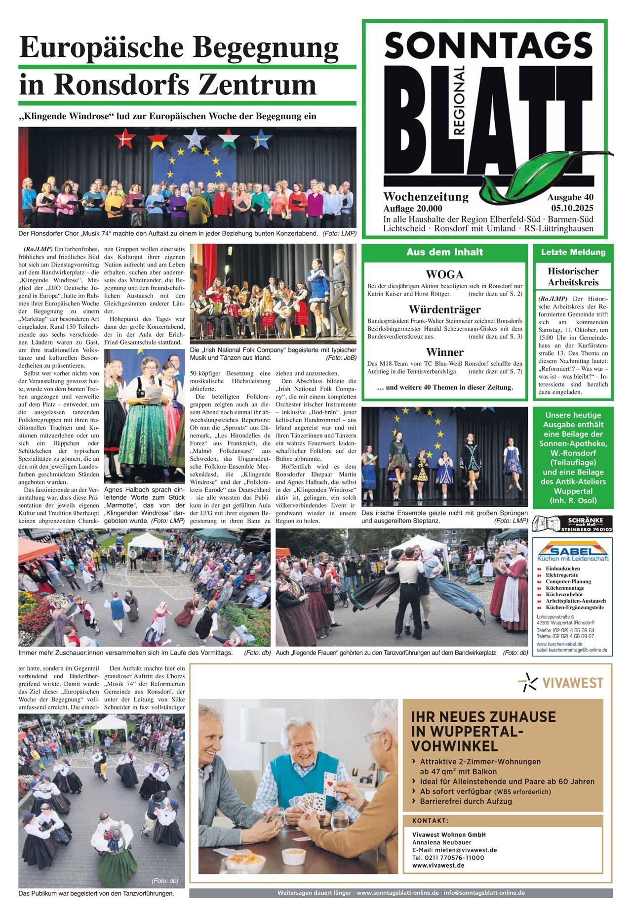 SonntagsBlatt - Ausgabe KW39