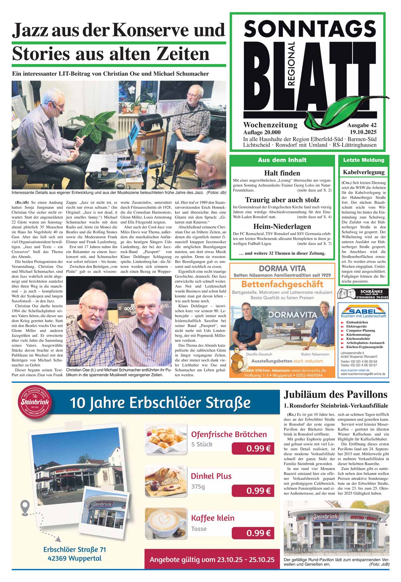 SonntagsBlatt - Ausgabe KW39