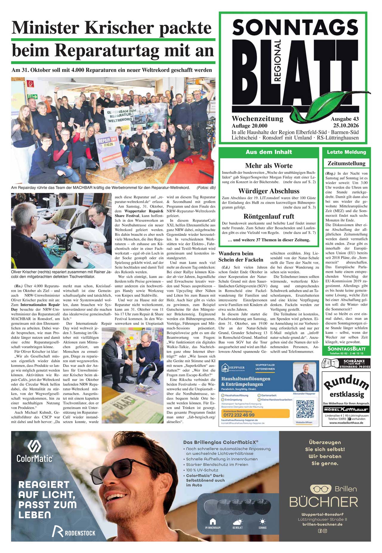 47_25_SonntagsBlatt SonntagsBlatt - Ausgabe KW39