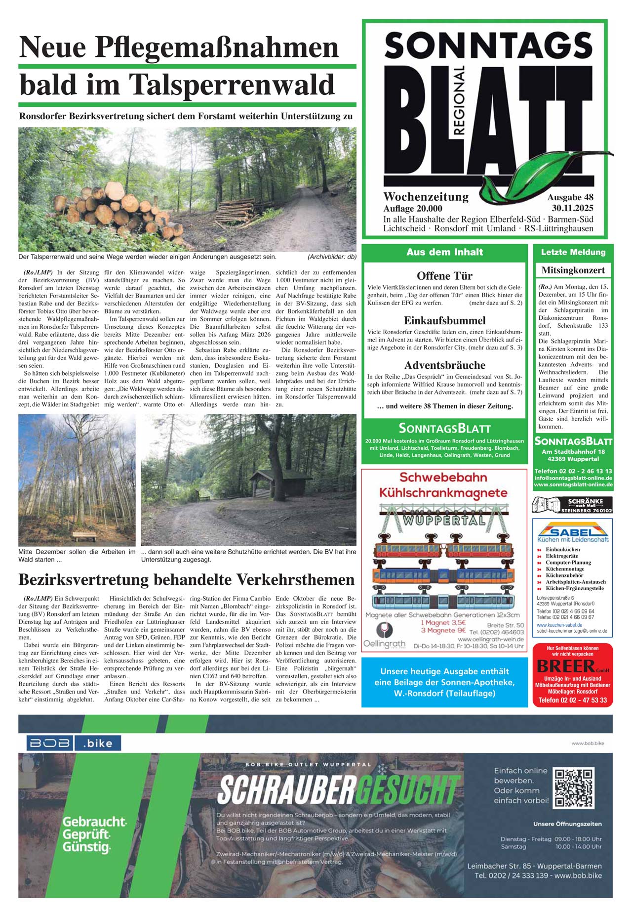 SonntagsBlatt - Ausgabe KW39