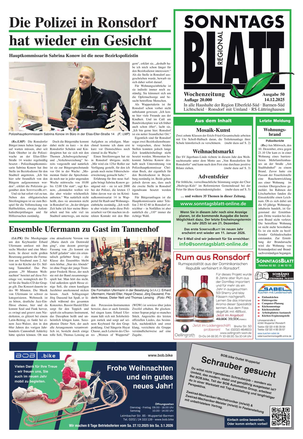 SonntagsBlatt - Ausgabe KW39